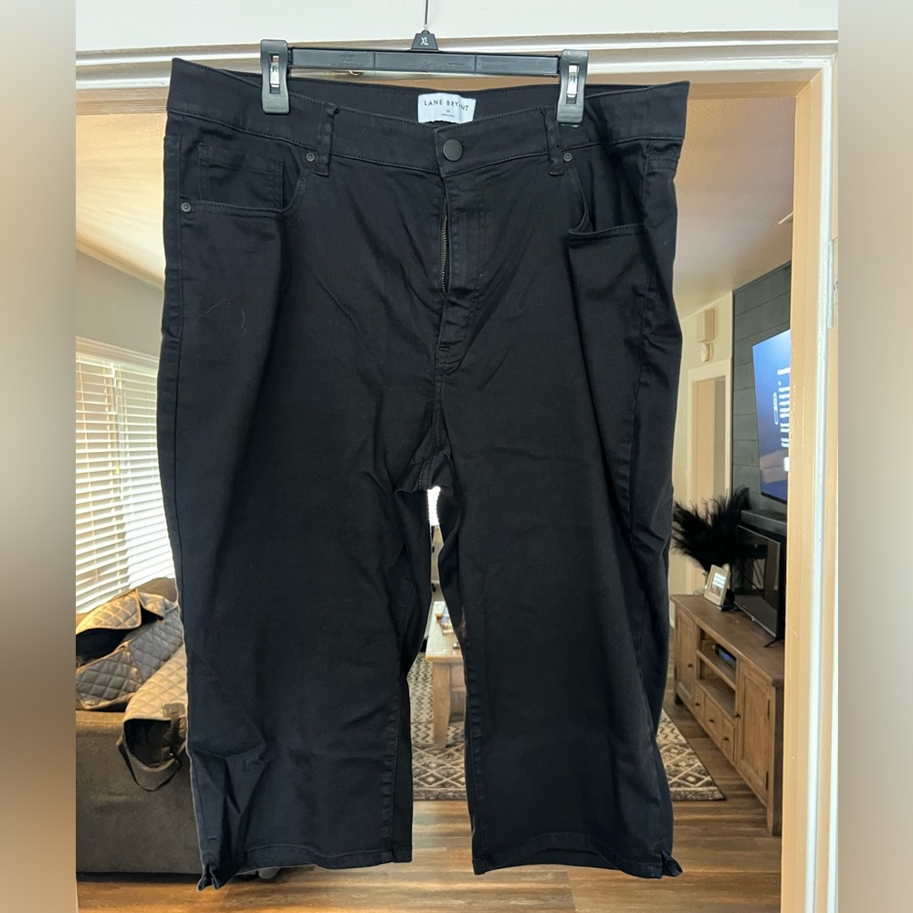 Lane Bryant Black Capri Women's Jeans